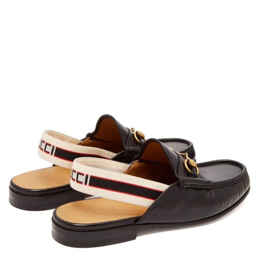 Gucci Horsebit Slingback Loafers